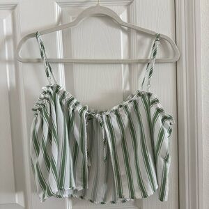 Summer Striped Crop Top